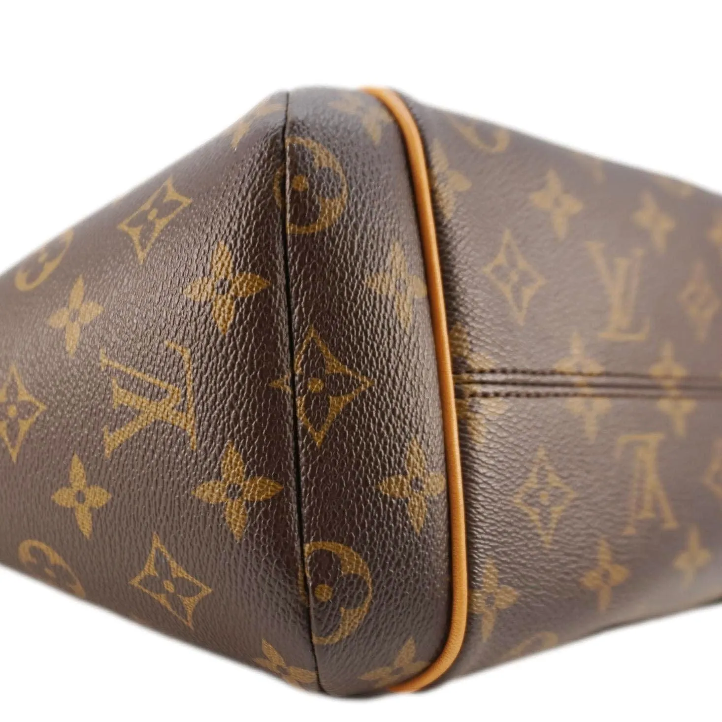 LOUIS VUITTON Totally PM Monogram Canvas Tote Shoulder Bag Brown