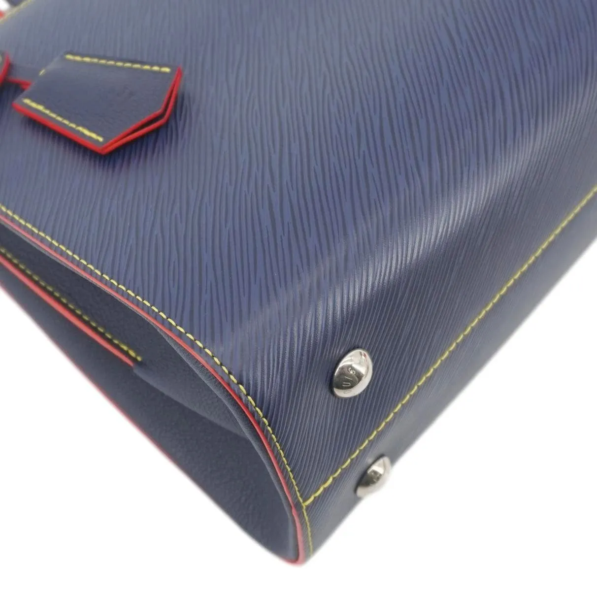 LOUIS VUITTON Twist Epi Leather 2Way Tote Bag Indigo