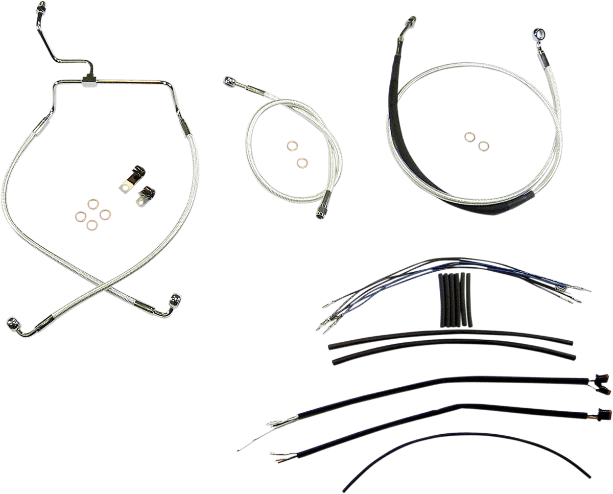 Magnum 387331 Sterling Chromite II Handlebar Installation Kit for 12-14in. Ape