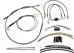 Magnum 487192 Black Pearl Handlebar Installation Kit for 15-17in. Ape