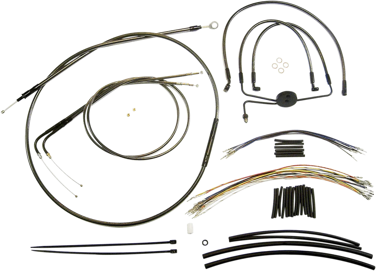 Magnum 487192 Black Pearl Handlebar Installation Kit for 15-17in. Ape