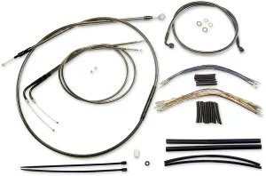 Magnum 487772 Black Pearl Handlebar Installation Kit for 15-17in. Ape