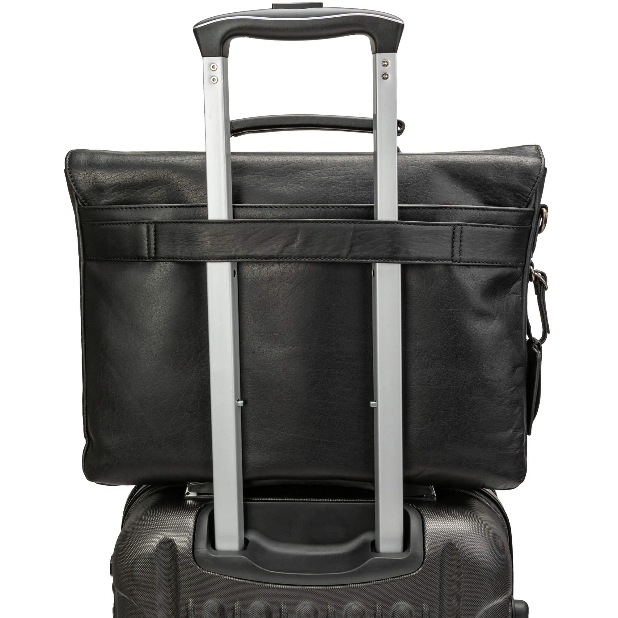 Mancini Buffalo Double Compartment Briefcase for 15.6" Laptop / Tablet