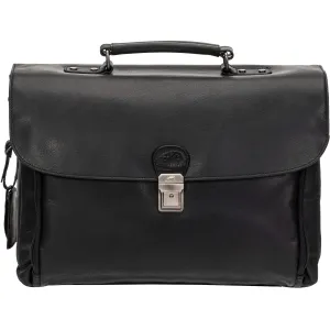 Mancini Buffalo Double Compartment Briefcase for 15.6" Laptop / Tablet