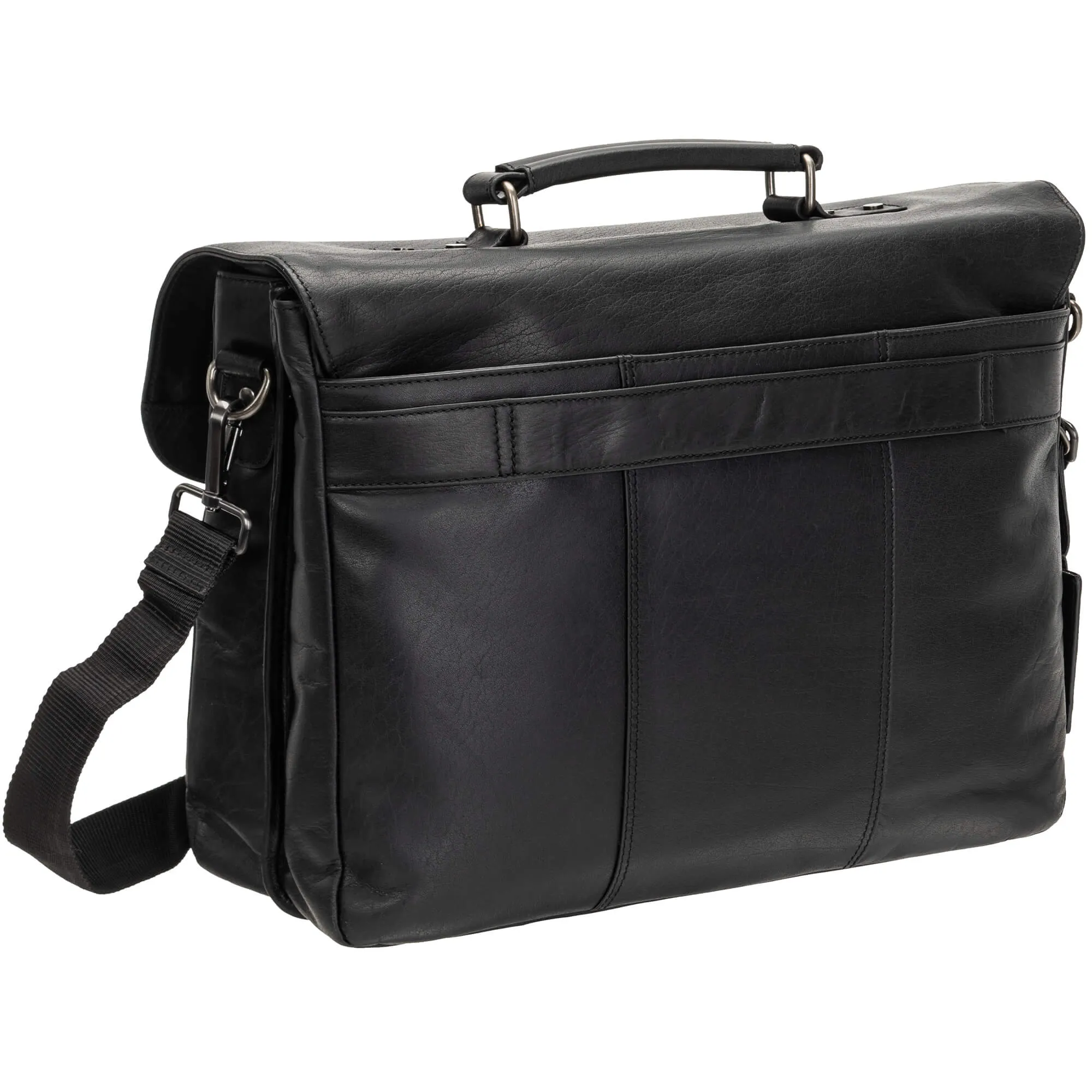 Mancini Buffalo Double Compartment Briefcase for 15.6" Laptop / Tablet