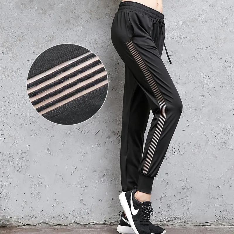 Mesh Patchwork Breathable Pants