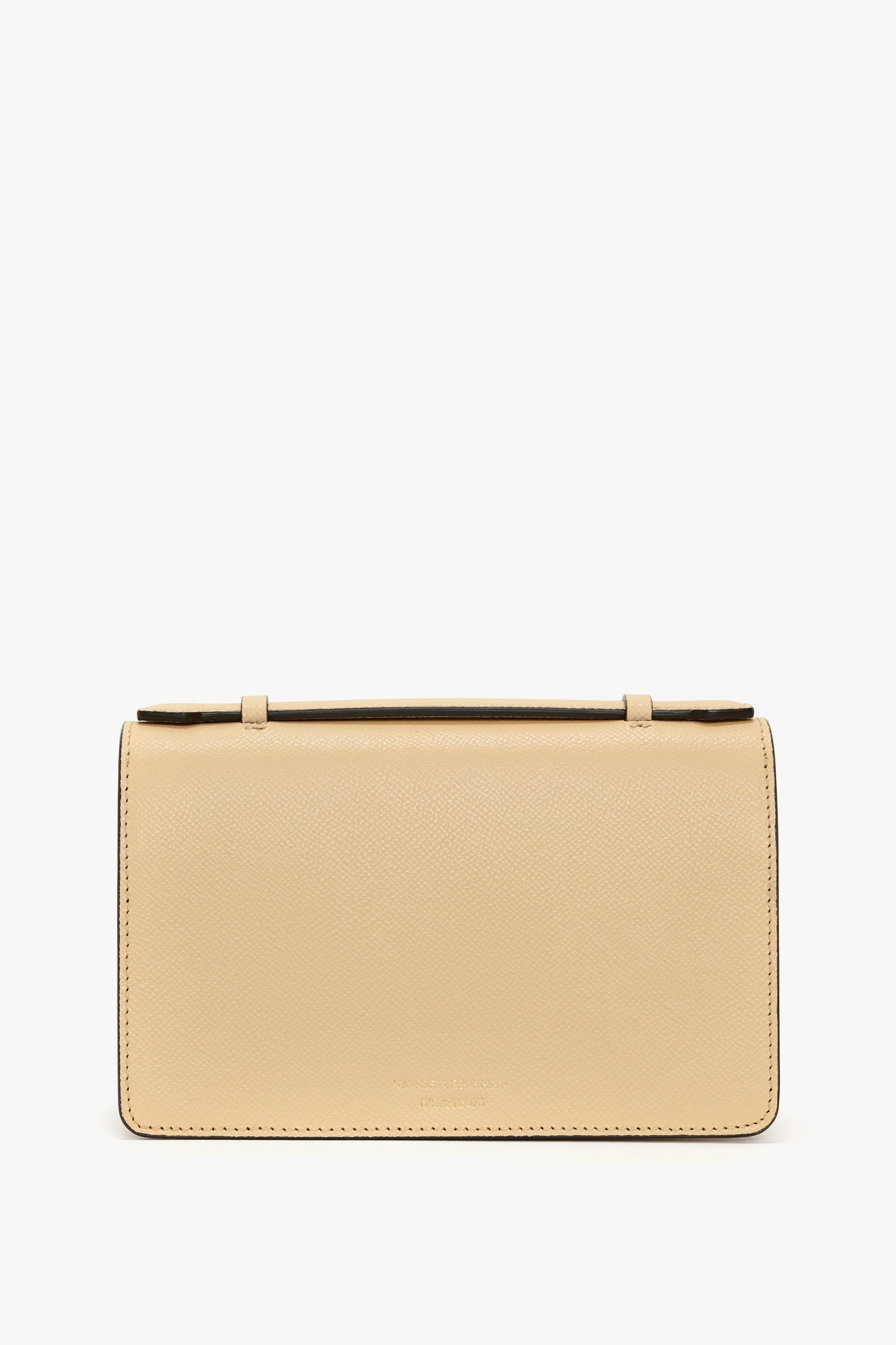 Mini Dorian Bag In Peach Grained Leather