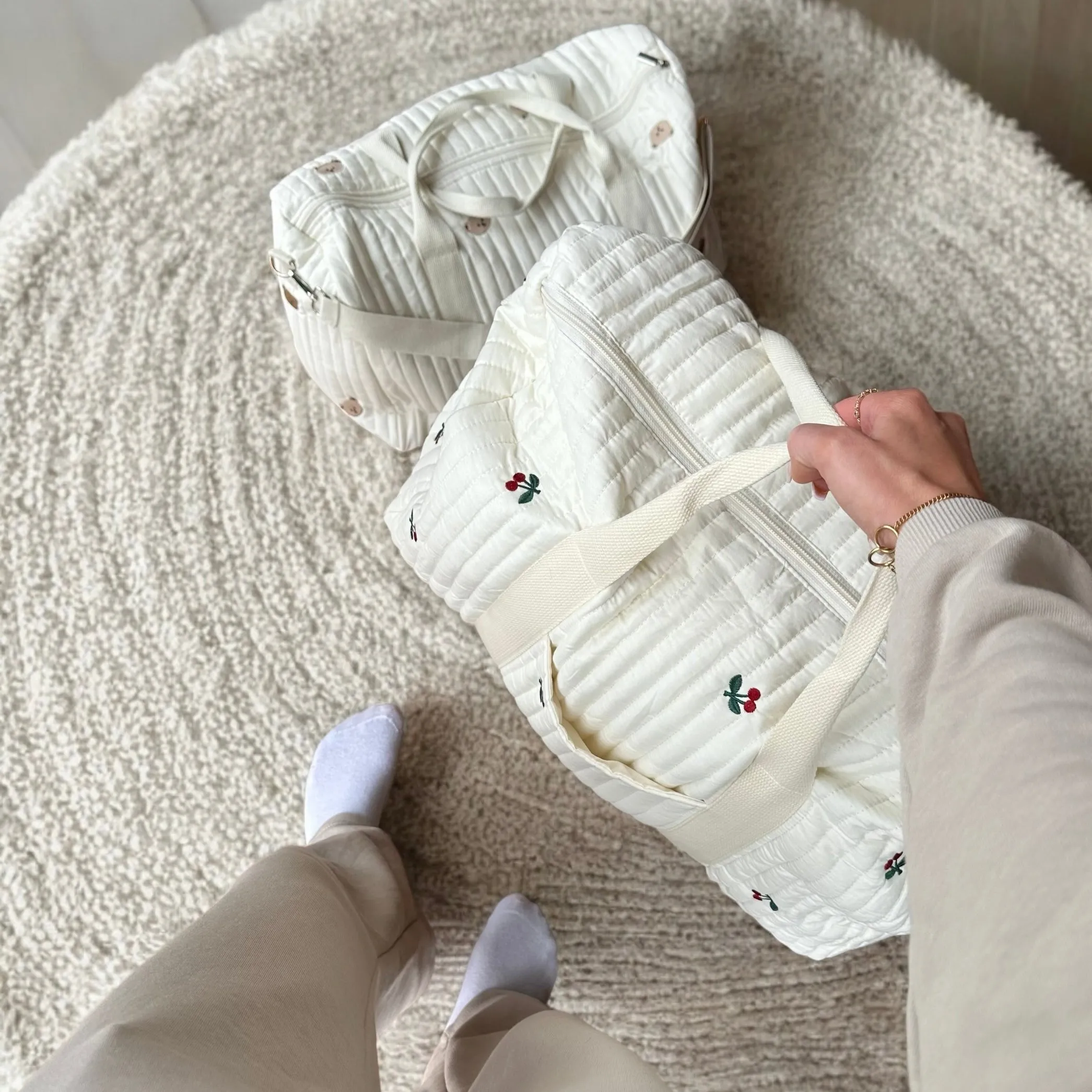 Mom Essentials Duffle Tote Bag