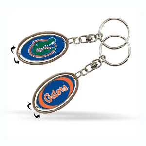 NCAA Florida Gators Metal Spinner Keychain