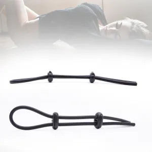 Neojoy Silicone Lasso with 2 lockers - Silicone - Black