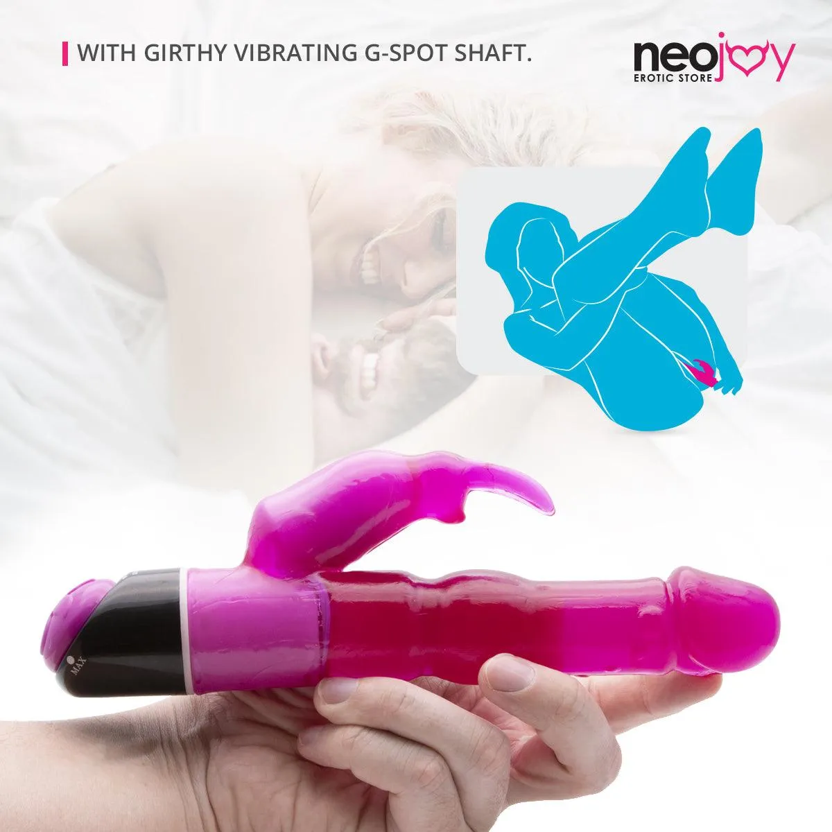 Neojoy Slim Rabbit Vibrator Silicone