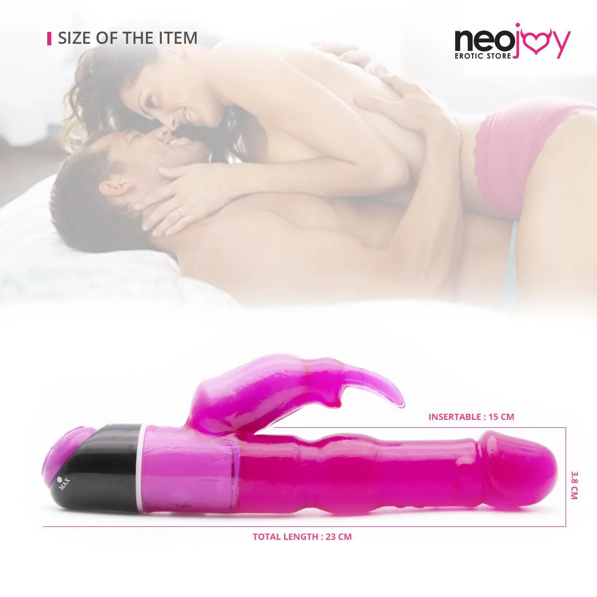 Neojoy Slim Rabbit Vibrator Silicone