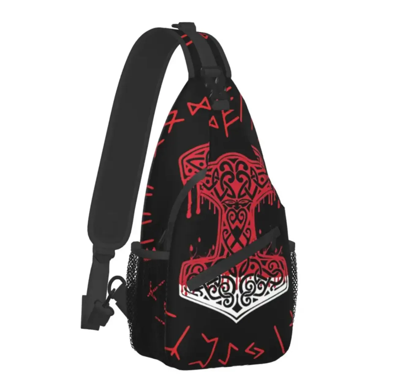 Norse Mythology Viking Crossbody Sports Bag