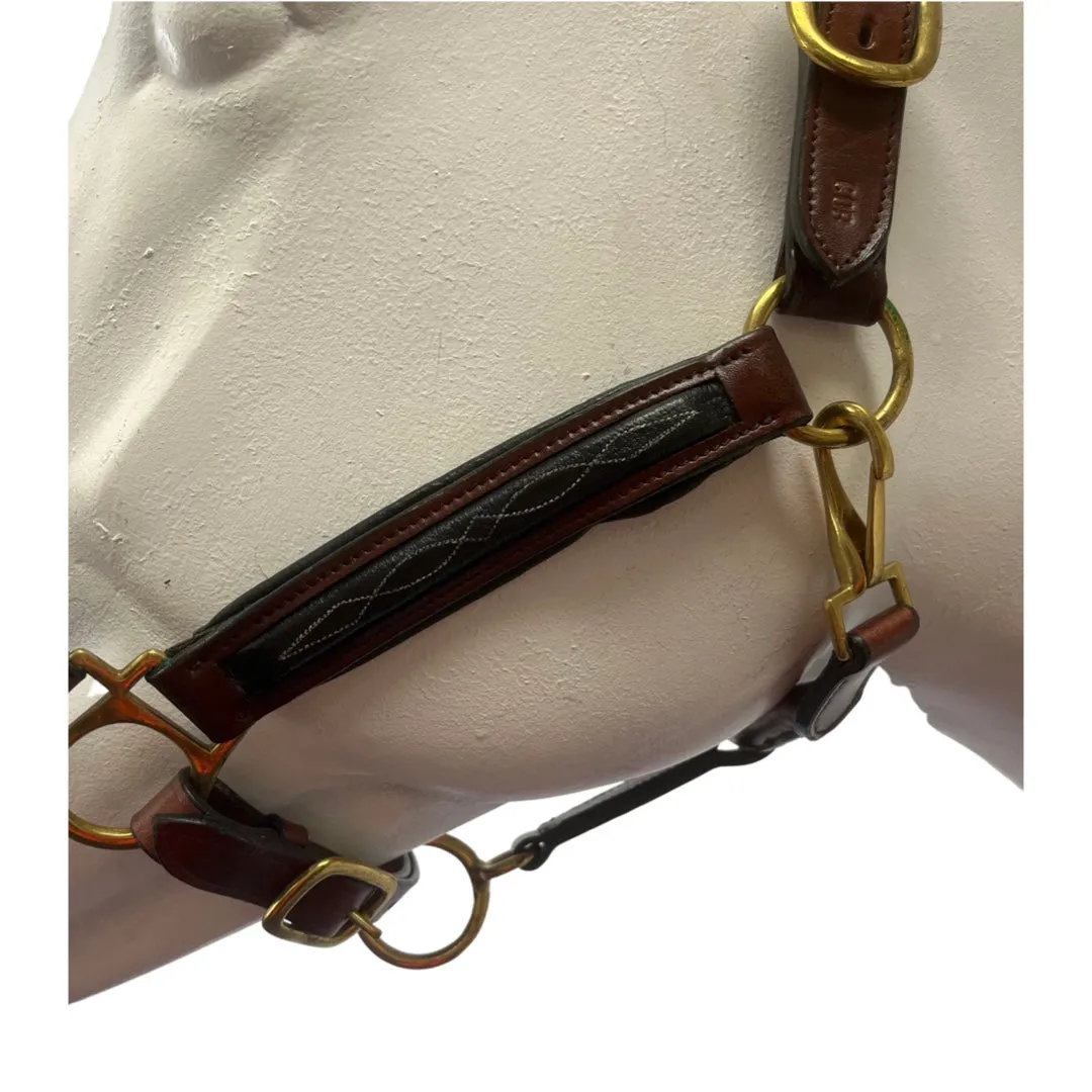 Panca Two Toned Leather Headstall