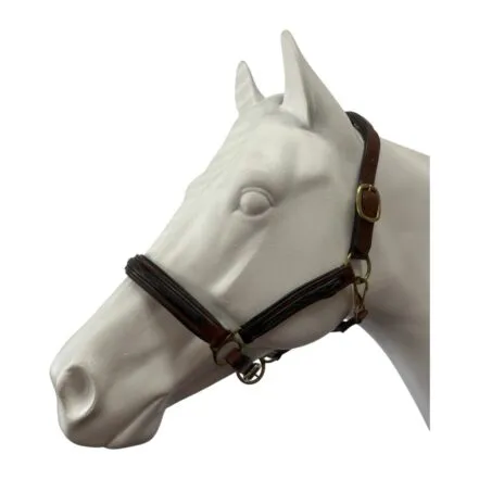 Panca Two Toned Leather Headstall