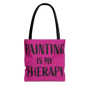 Pink Painting is my Therapy Tote Bag