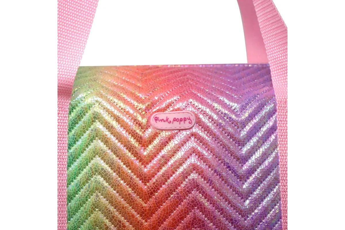 Pink Poppy | Unicorn Dreamer Quilted Rainbow Duffle bag