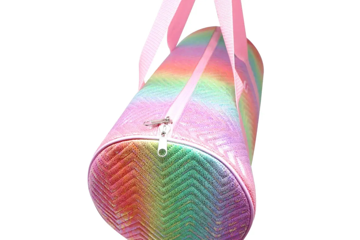 Pink Poppy | Unicorn Dreamer Quilted Rainbow Duffle bag