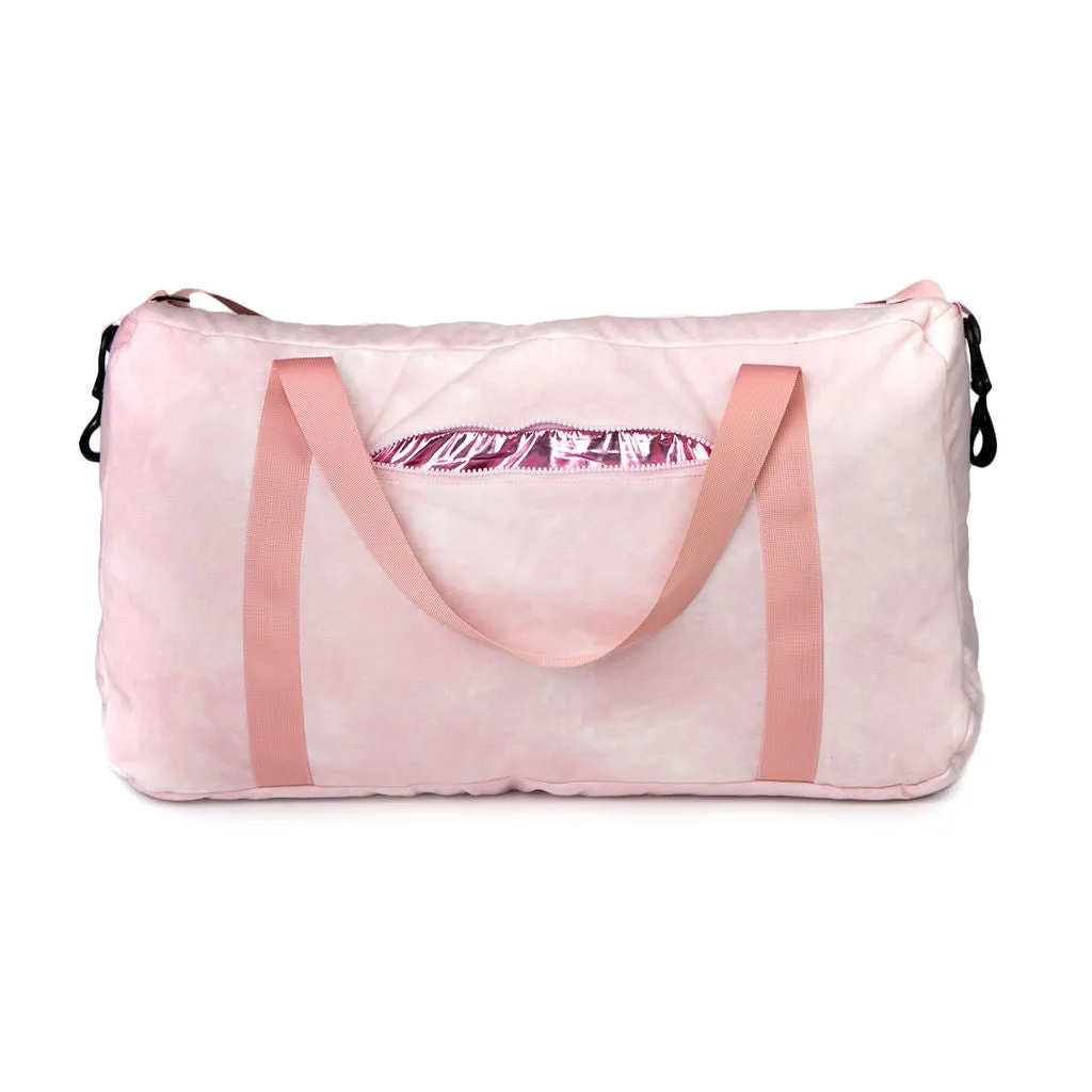 Pink Tie Dye Duffle Bag