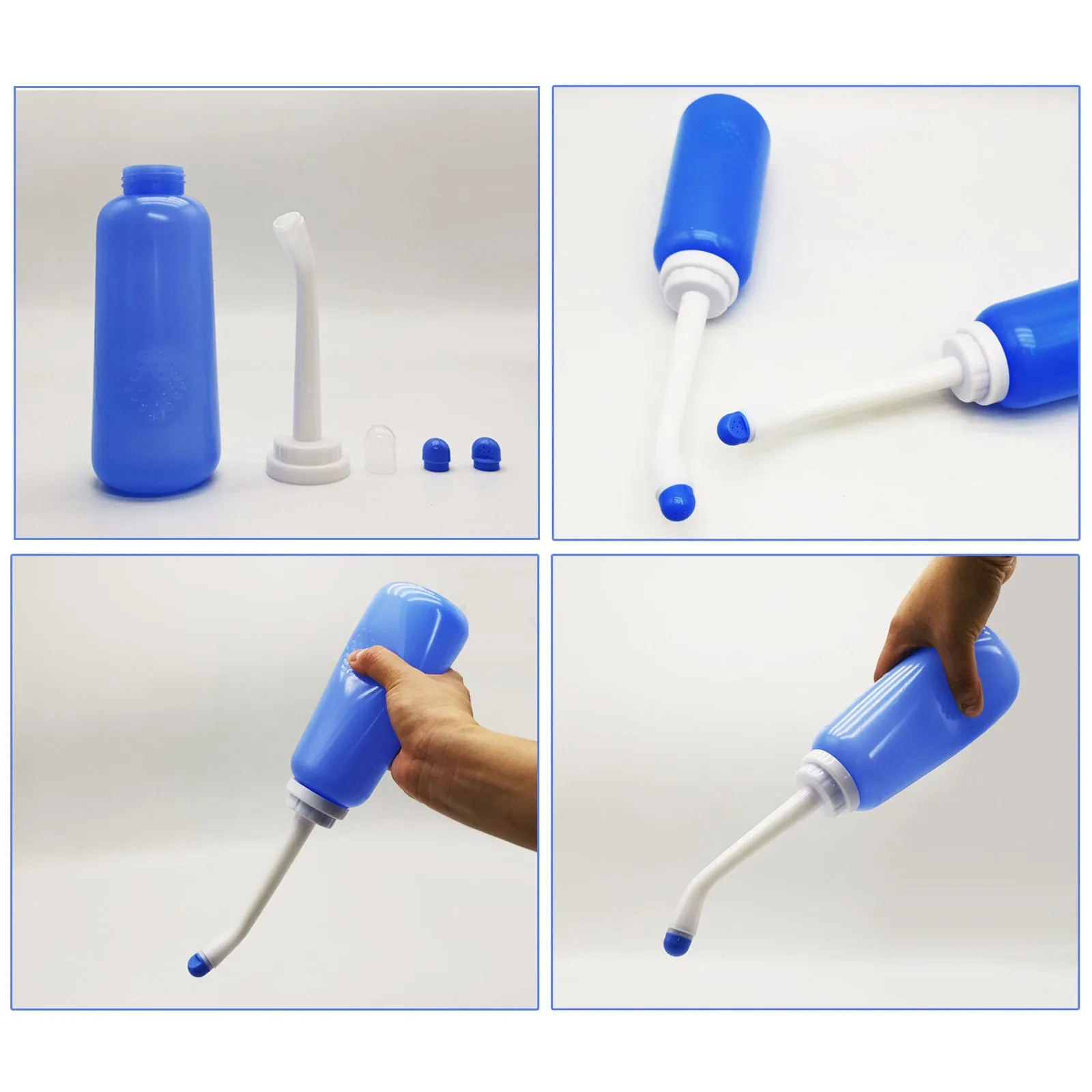 Portable Travel Bidet With 2 Nozzle Spray 500ml