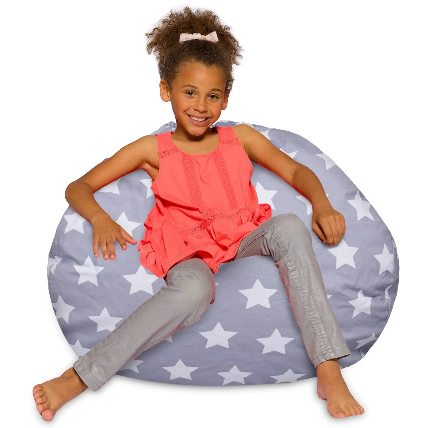 Posh Beanbags Bean Bag Chair Large-38in Canvas Birds