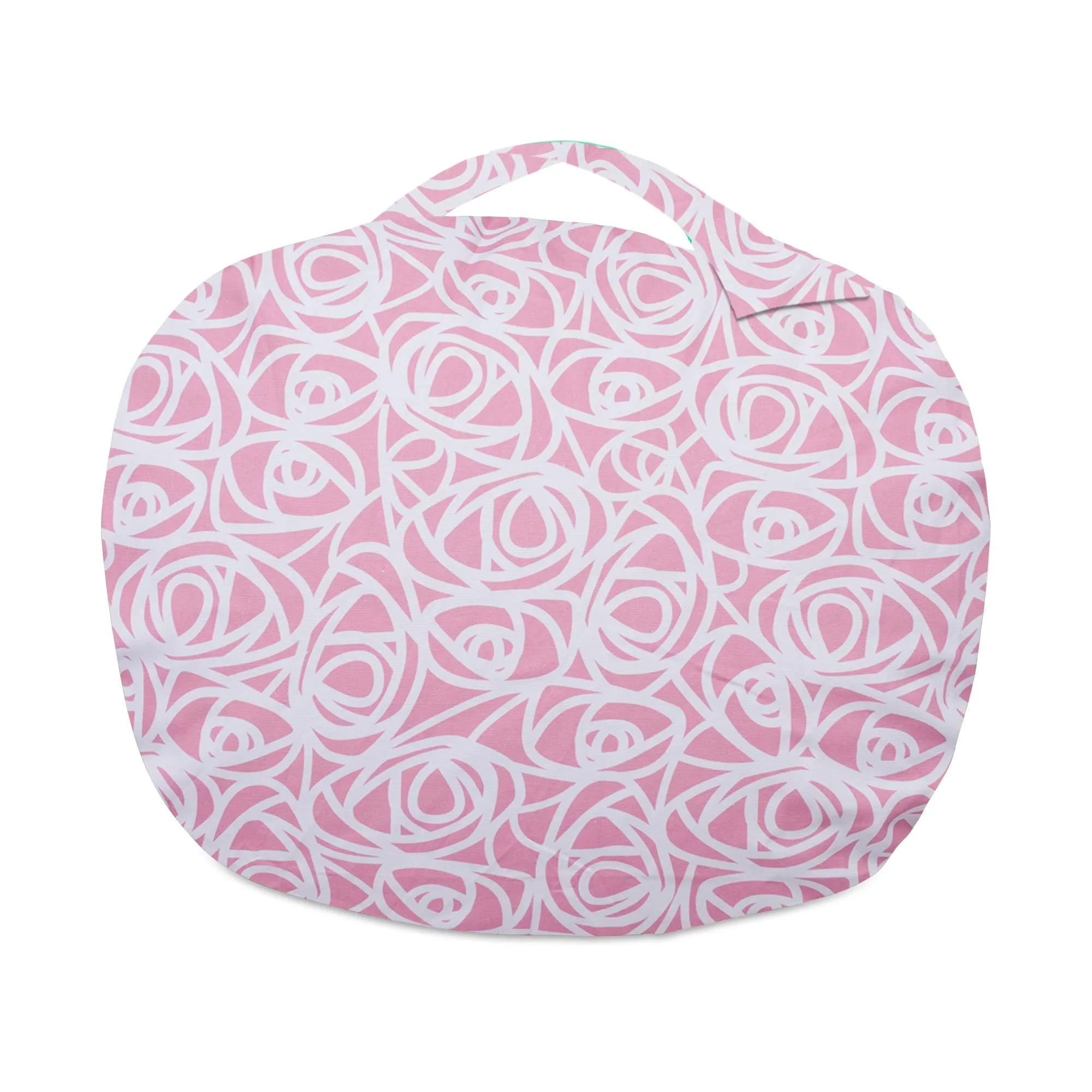 Posh Creations Kids Stuffed Animal Storage Bean Bag Chair Cover