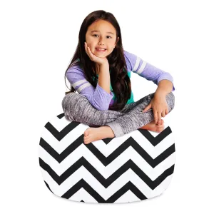 Posh Creations Kids Stuffed Animal Storage Bean Bag Chair Cover