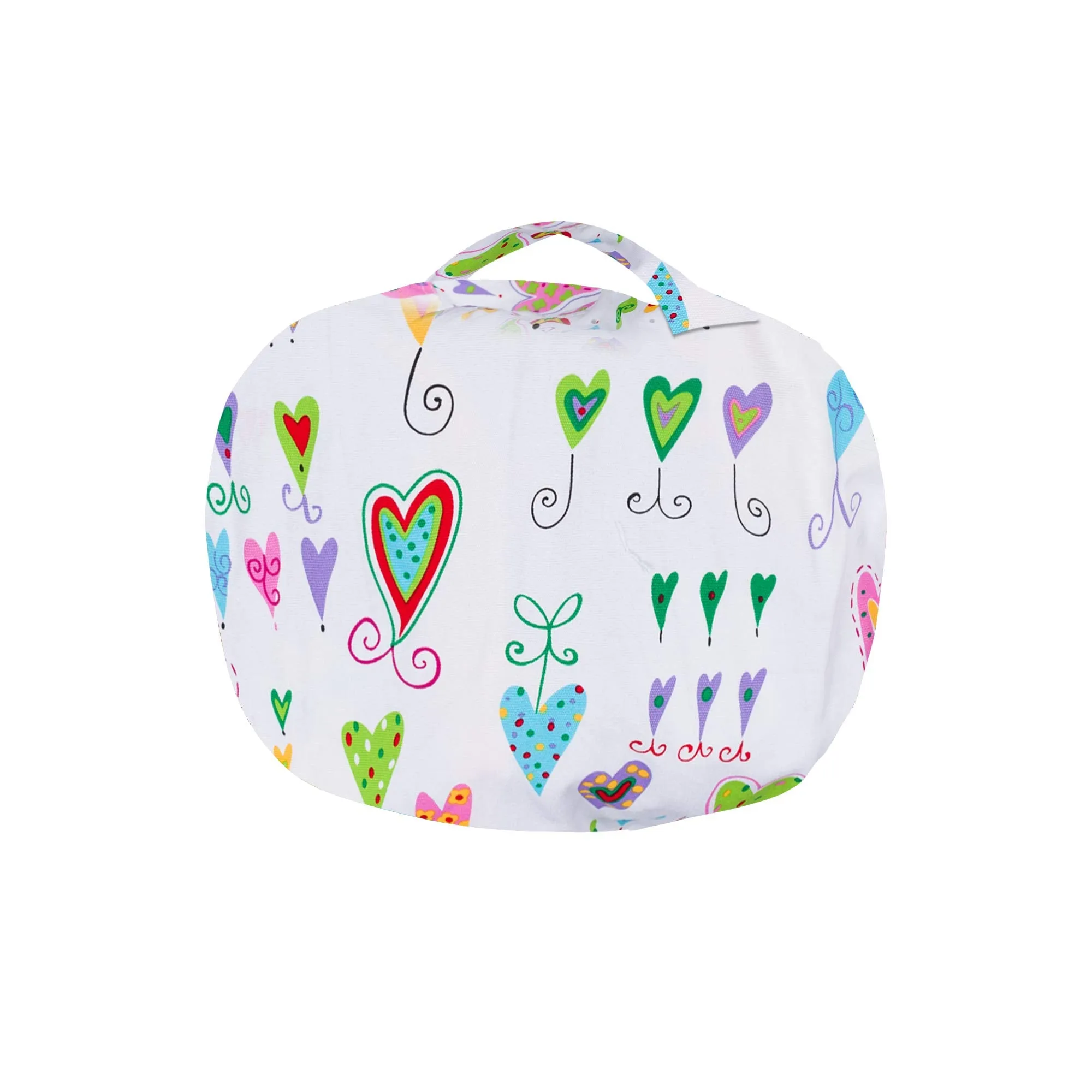 Posh Creations Stuffable Kids Stuffed Animal Storage Bean Bag Chair