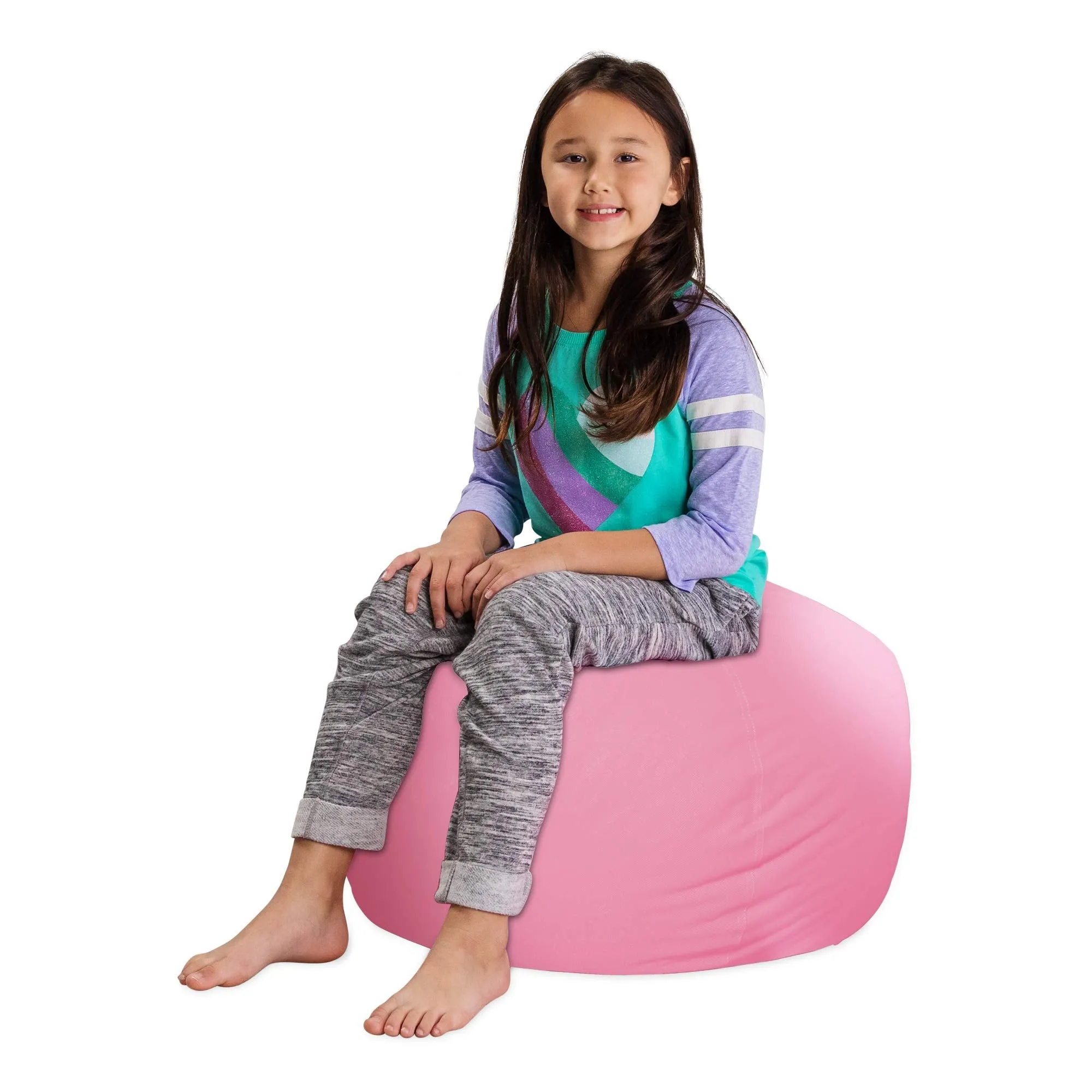 Posh Creations Stuffable Kids Stuffed Animal Storage Bean Bag Chair