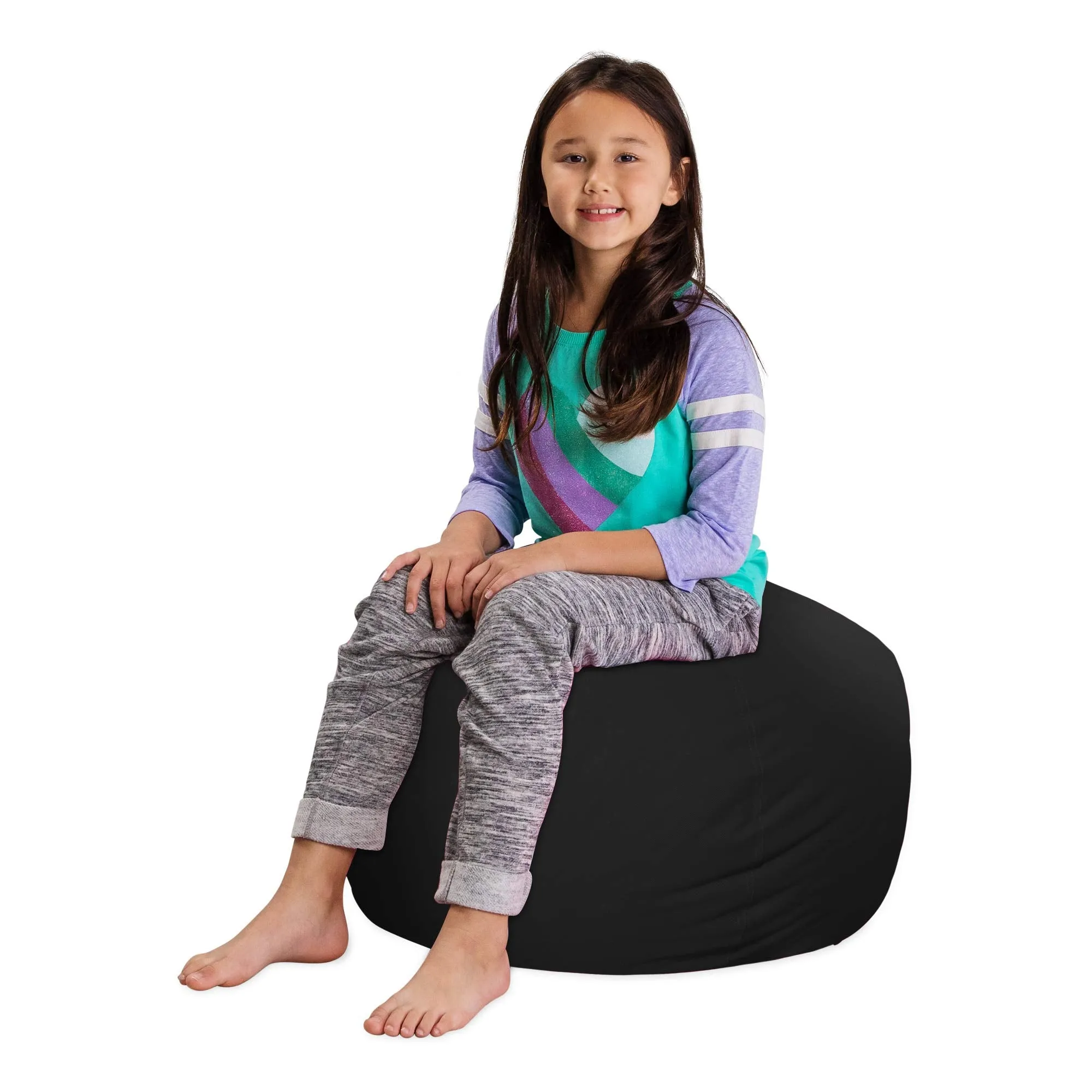 Posh Creations Stuffable Kids Stuffed Animal Storage Bean Bag Chair