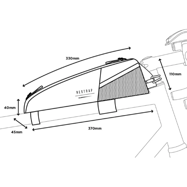 Restrap Race Standard Top Tube Bag