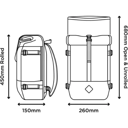 Restrap Rolltop 22L Backpack