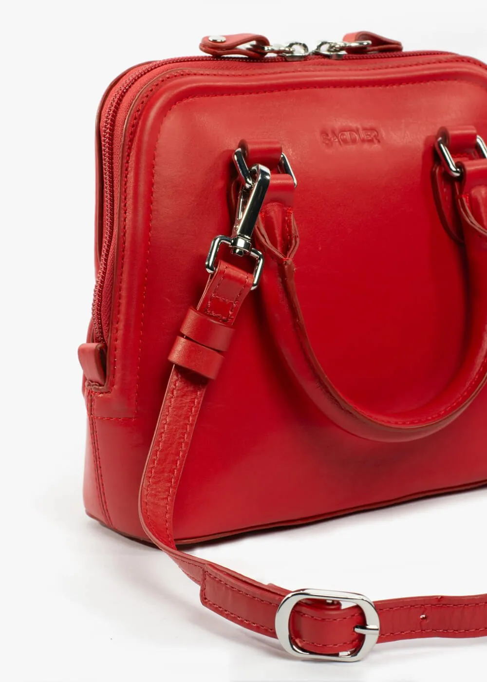 Saddler Kelly Leather Bag Red