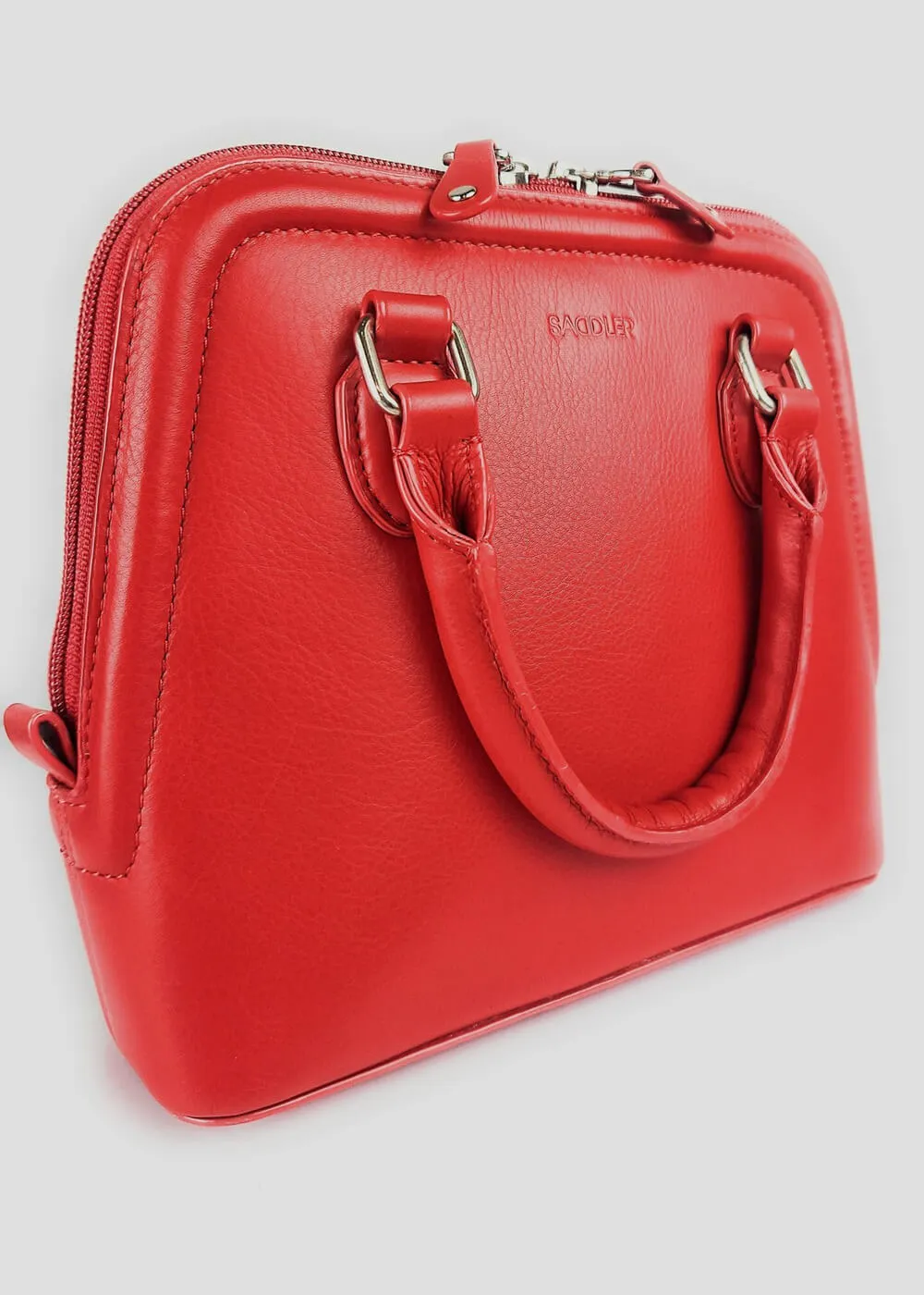Saddler Kelly Leather Bag Red