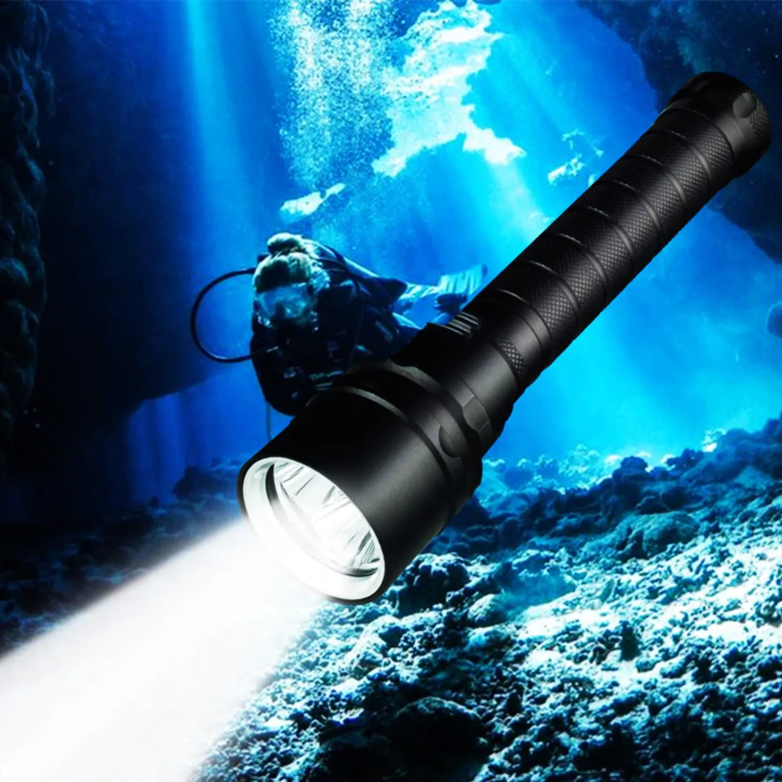 Scuba Diving Flashlight 100m