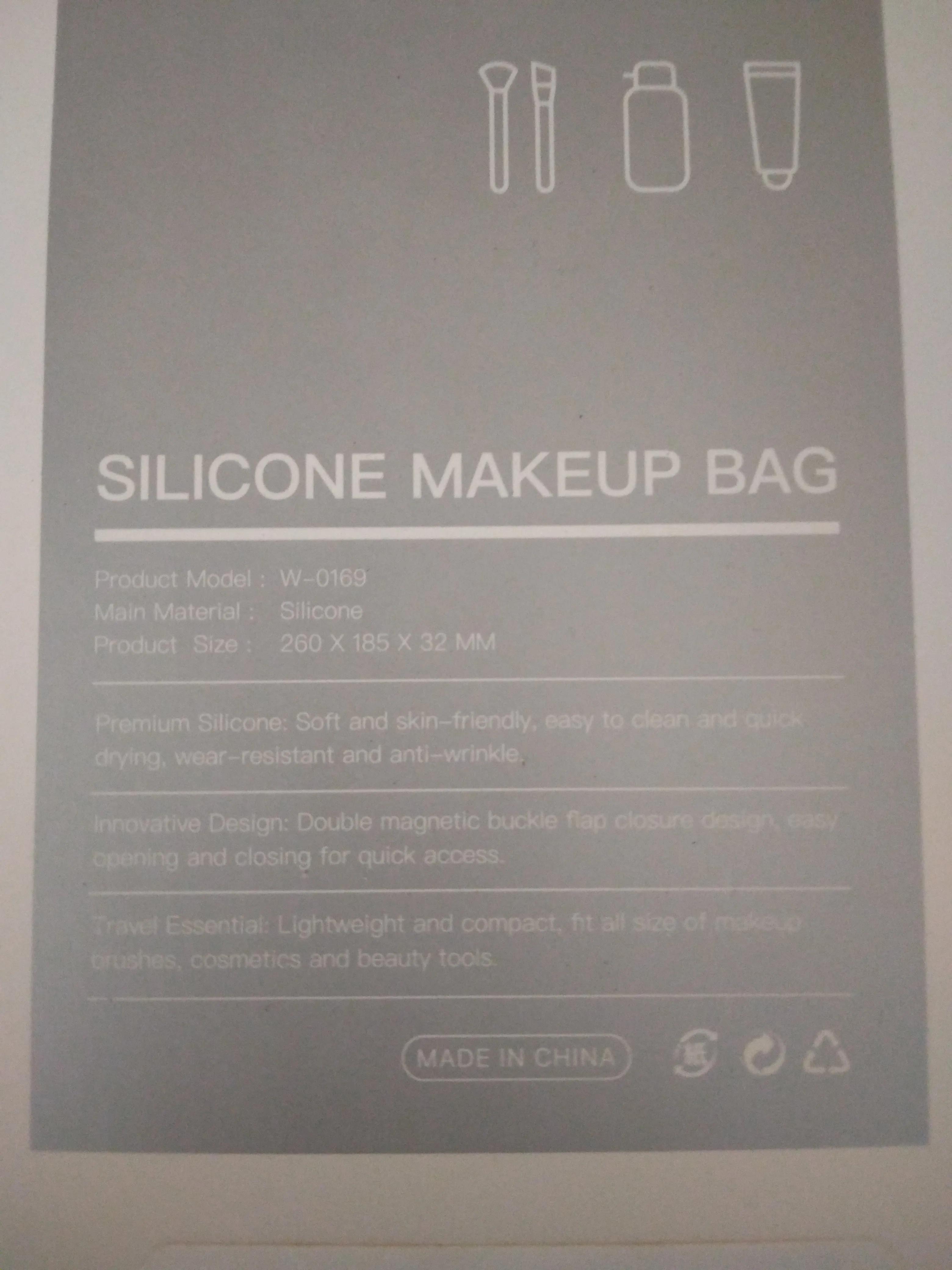 Silicone Makeup Bag