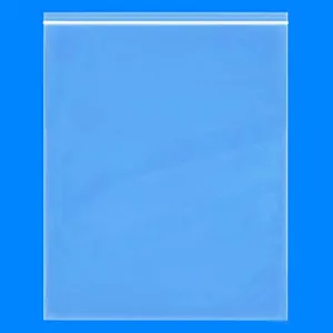 Spartan Industrial - 14” X 20” (250 Pack) 2 Mil Clear Re-closable Zip Plastic Poly Bags with Resealable Lock Seal Zipper