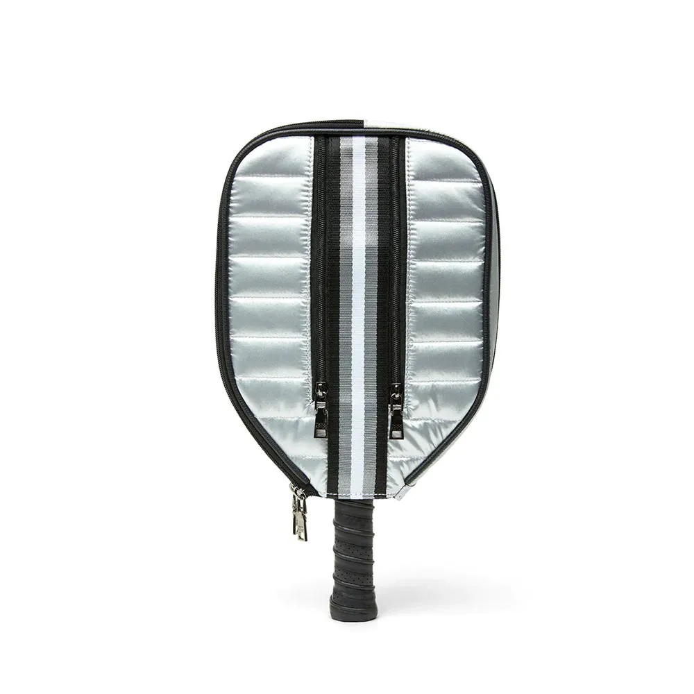 SPORTY PICKLEBALL CROSSBODY - Silver Liquid