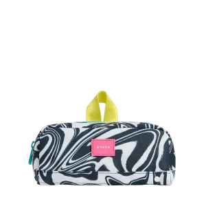 State Bags Clinton Pencil Case -Marble Print