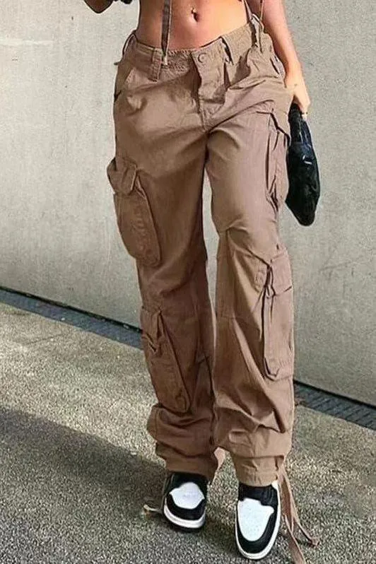 street hip-hop style low-waist pants