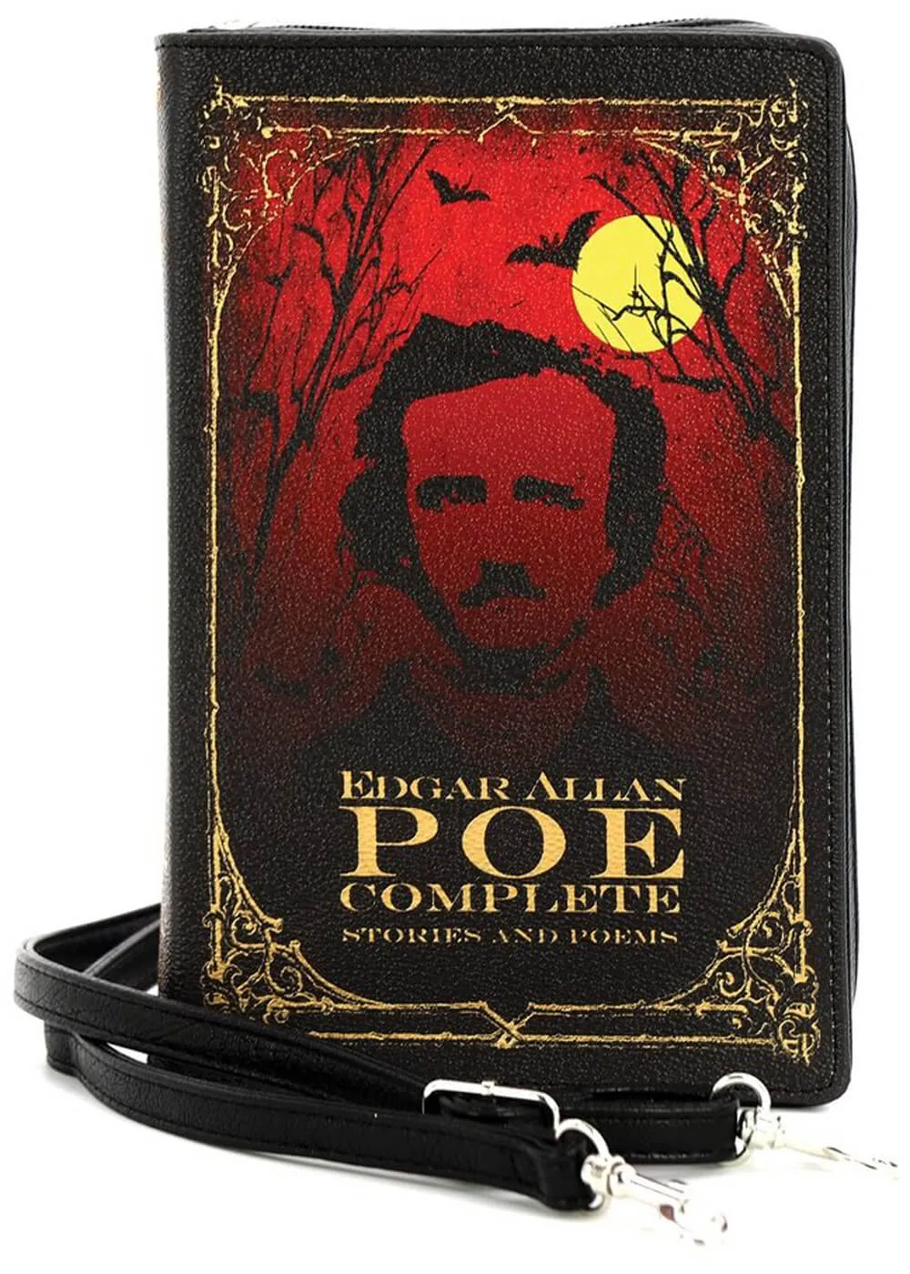 Succubus Bags Edgar Allan Poe Complete Book Shoulderbag Black