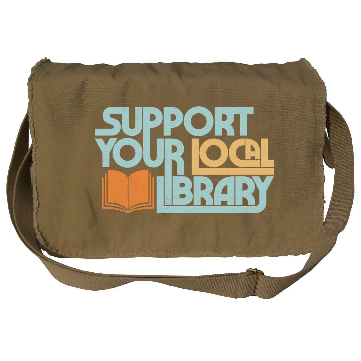 Support Your Local Library Messenger Bag