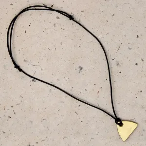 The Parabola Necklace in Brass by Local Artist