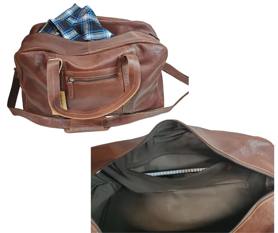 The Traveler Leather Duffle Bag