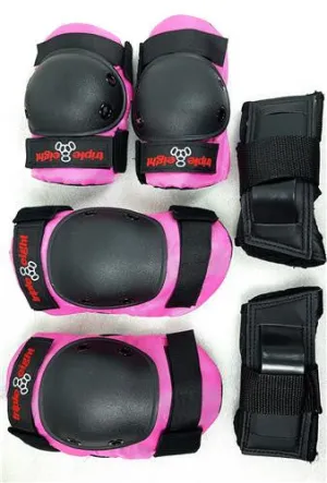 Triple 8 Combo Tri Pack Jr Pink