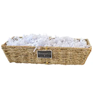 Unfilled Rectangle Seagrass Basket