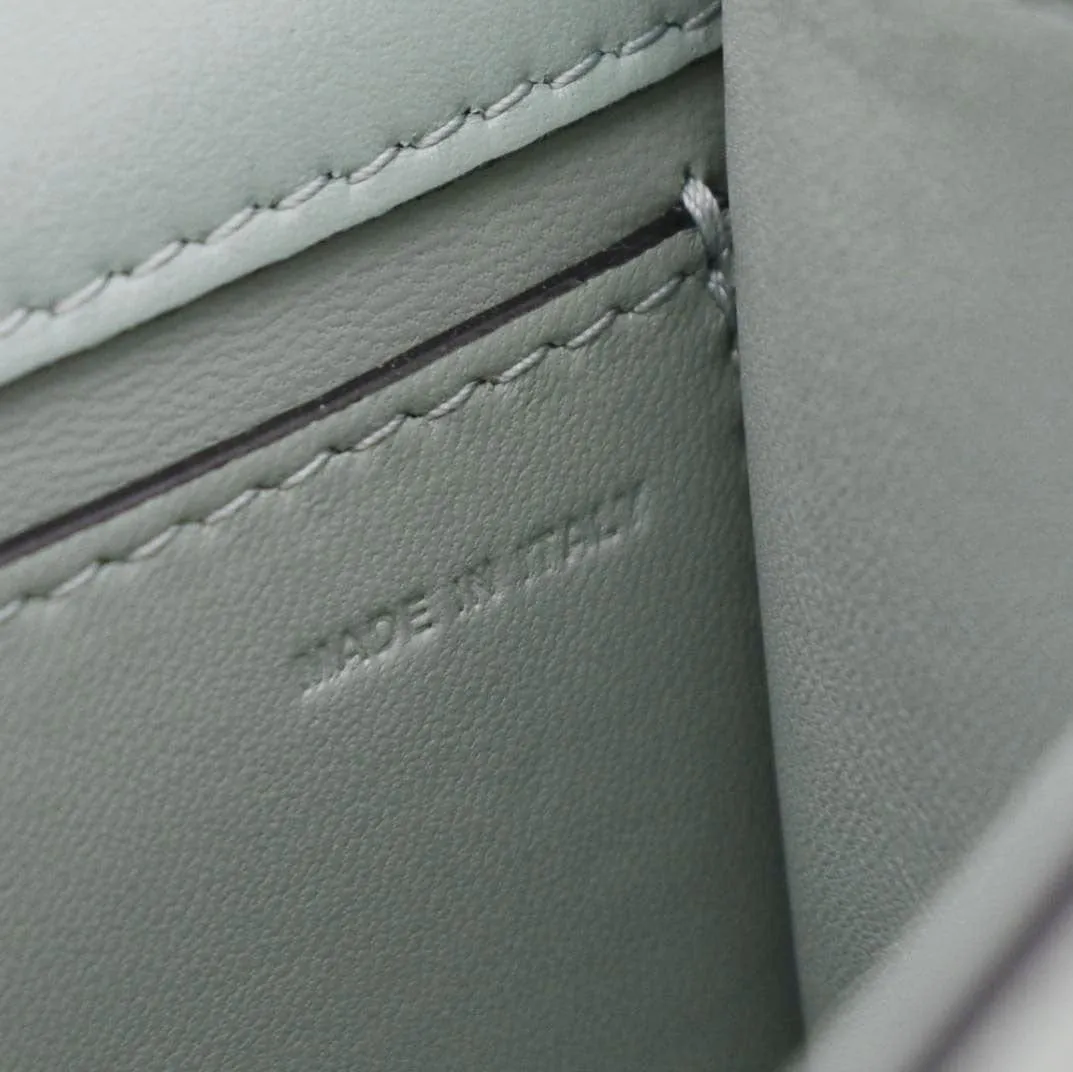 VALENTINO Jewel Logo Loco Small Leather Shoulder Bag Green
