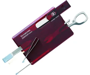 Victorinox Red Jelly Swiss Card in Blister
