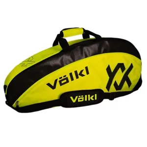 Volkl Tour Badminton Pro 3 Racket Bag - Black / Neon Yellow