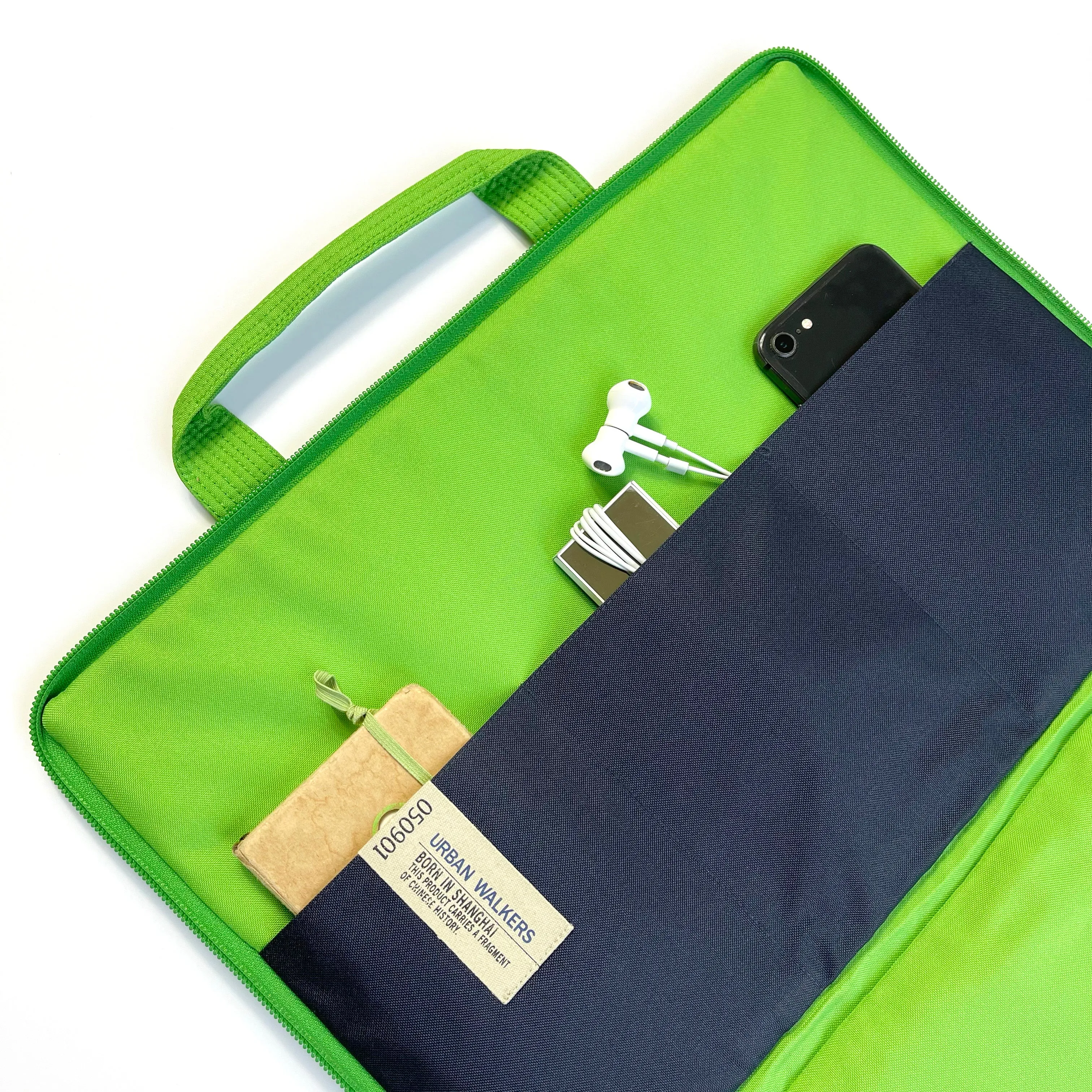 Waterproof Laptop Briefcase for Women and Men | Recycled Laptop Handbag
